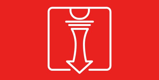 キレイにはがせるコマンド™ のフックを示すアイコン
